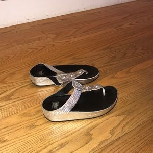 Size 9 Fitflop sandals. Lightly used.